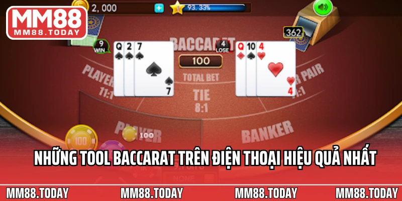 Những tool baccarat trên điện thoại hiệu quả nhất